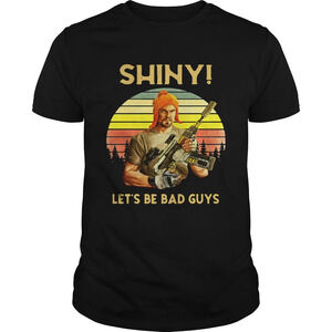 Shiny Lets Be Bad Guys  Sunset Shirt